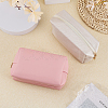 9Pcs 3 Colors Imitation Leather Zipper Cosmetic Pouches ABAG-GL0001-01-4