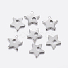 Tarnish Resistant 304 Stainless Steel Charms X-STAS-F159-54P-1