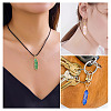 10Pcs 5 Colors Glass Pendants GLAA-TA0002-70-6