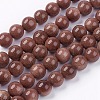 Synthetic Goldstone Bead Strands X-G-R193-04-10mm-1