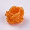 Polyester Weave Beads WOVE-K001-A-3