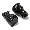 Natural Obsidian Carved Healing Mouse Figurines DJEW-D012-02C-2