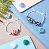 Adjustable Braided Nylon Cord Macrame Pouch Bracelet Making AJEW-SW00013-16-5