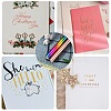 2 Rolls 2 Colors A4 Hot Stamping Foil Paper DIY-SZ0002-80-6