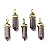 Natural Bronzite Pointed Pendants G-G025-01G-14-1