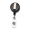 Flat Round ABS Plastic Badge Reel AJEW-I053-37F-2