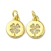 Golden Brass Pendants KK-L209-012G-02-1