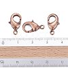 Brass Lobster Claw Clasps KK-903-R-NF-4