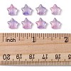 Transparent Spray Painted Glass Beads GLAA-FS0001-62B-6