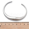 304 Stainless Steel Cuff Bangles for Women BJEW-B108-06P-5