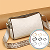 18Pcs 9 Style Zinc Alloy Rectangle Buckle Ring DIY-WR0002-59-7