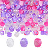 3 Bags 3 Colors Plastic European Beads KY-CA0001-63A-1