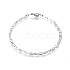 Tarnish Resistant 304 Stainless Steel Figaro Chain Bracelets BJEW-E369-05P-1