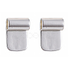 Brass Glue-on Flat Pad Bails KK-D519-B-S-3