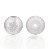 Autumn Theme Electroplate Transparent Glass Beads EGLA-S178-01-01G-2