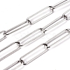 Tarnish Resistant 304 Stainless Steel Paperclip Chains CHS-L022-02C-2