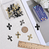 SUNNYCLUE 24Pcs 6 Colors Alloy Pendants FIND-SC0007-69-3