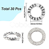 30Pcs Tibetan Style Alloy Linking Rings FIND-SC0009-20-2