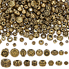 300Pcs 17 Styles Tibetan Style Alloy Beads TIBE-PH0007-68-1