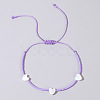 Bohemian Style Glass Seed Beads Braided Bead Bracelets IF6701-3-1
