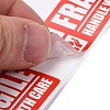 Self-Adhesive Paper Warning Tag Stickers X-DIY-K039-04C-4