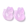 Electroplate Glass Cabochons EGLA-D007-04E-2