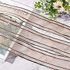 Polyester Stripe Pattern Ribbons OCOR-WH0060-43-4