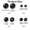 230Pcs 4 Styles Glass Round Bead Strands GLAA-YW0003-74-2