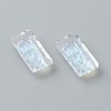 Embossed Glass Rhinestone Pendants GLAA-J101-07A-001MO-2