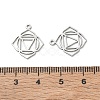304 Stainless Steel Pendants SA-CBA28C1-02D-P-3