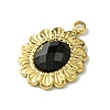 Ion Plating(IP) Real 14K Gold Plated 304 Stainless Steel with Glass Pendant FIND-Z028-30C-2
