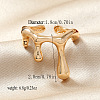 Alloy Open Cuff Rings Sets for Women WH4778-2-1