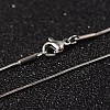 Non-Tarnish 304 Stainless Steel Snake Chain Necklaces X-NJEW-O096-16-1