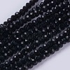 Opaque Solid Color Glass Bead Strands X-GLAA-F076-A14-1