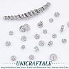 40Pcs 4 Style 316 Surgical Stainless Steel Spacer Beads RB-UN0001-07-6
