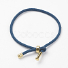 Cotton Twisted Cord Bracelet Making MAK-L012-07-1