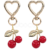 DIY Cherry Keychain Kits DIY-SP0003-02-1