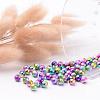 Spray Painted Acrylic Beads PB25P9282-3