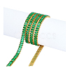 1M Brass Rhinestone Cup Chains CHC-PH0001-27A-7