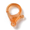 Transparent Plastic Lobster CLaw Clasps KY-H005-A03-2