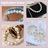 200Pcs 4 Colors Brass Grade A Rhinestone Spacer Beads KK-PA0001-05-5