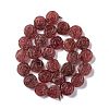 Natural Strawberry Quartz Beads Strands G-D475-01O-3