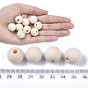 Natural Unfinished Wood Beads WOOD-S651-A16mm-LF-4