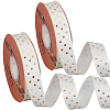 Gold Stamping Polka Dot Polyester Printed Ribbon OCOR-CY0003-70-1