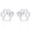 Stainless Steel Christmas Earrings with Reindeer ST9172410-1