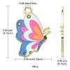 Printed Alloy Pendants FIND-YW0001-70H-4