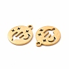 201 Stainless Steel Charms STAS-E188-10G-3