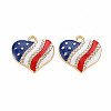 Rack Plating Alloy Enamel Pendants LS-X-PALLOY-N172-042-2