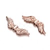Wing Alloy Beads TIBEB-D037-02RG-RS-1