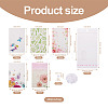 100Pcs 5 Style Rectangle Cardboard Jewelry Display Cards CDIS-YS0001-03-3